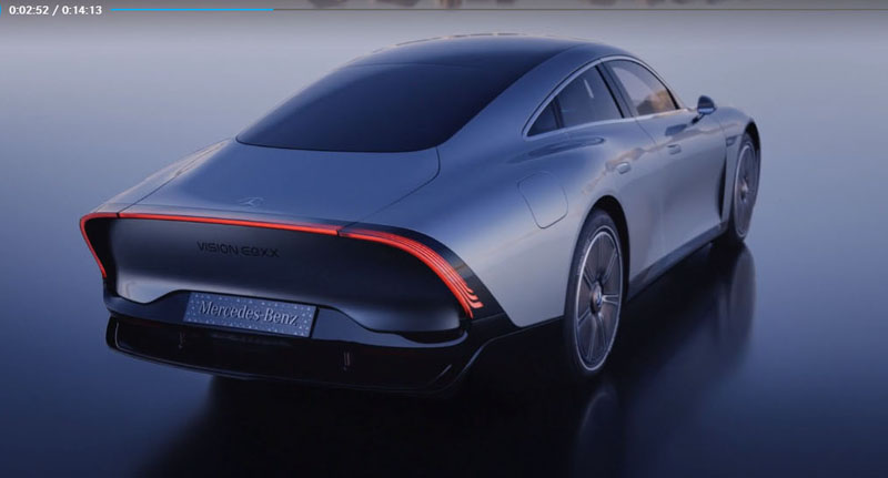 Mercedes-Benz Vision EQXX Electric Concept 2022